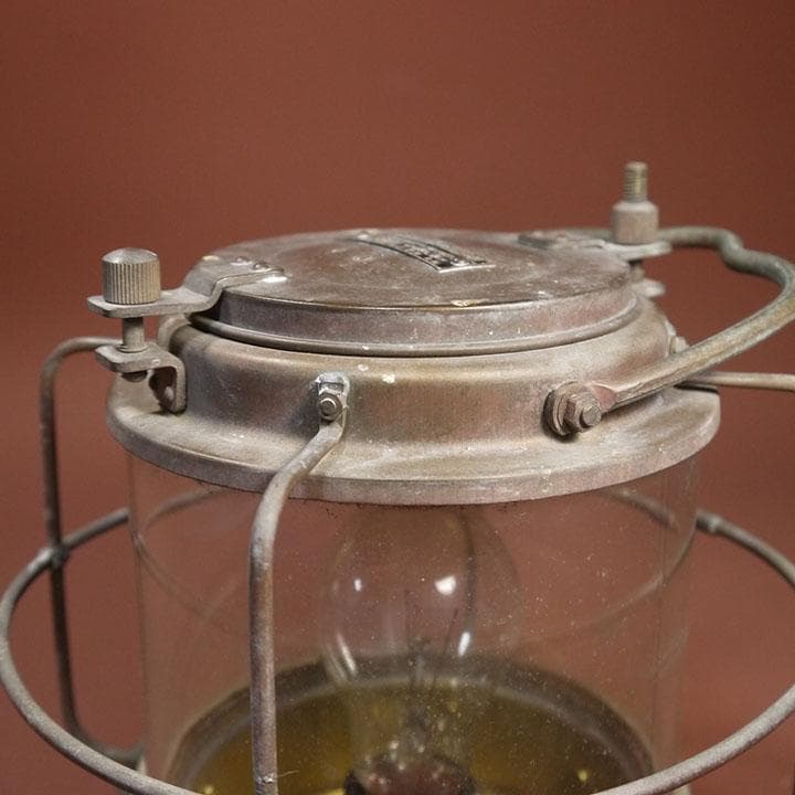 アンティーク ランプ 日本船燈(株) Z種白燈(電気用)　昭和46年6月