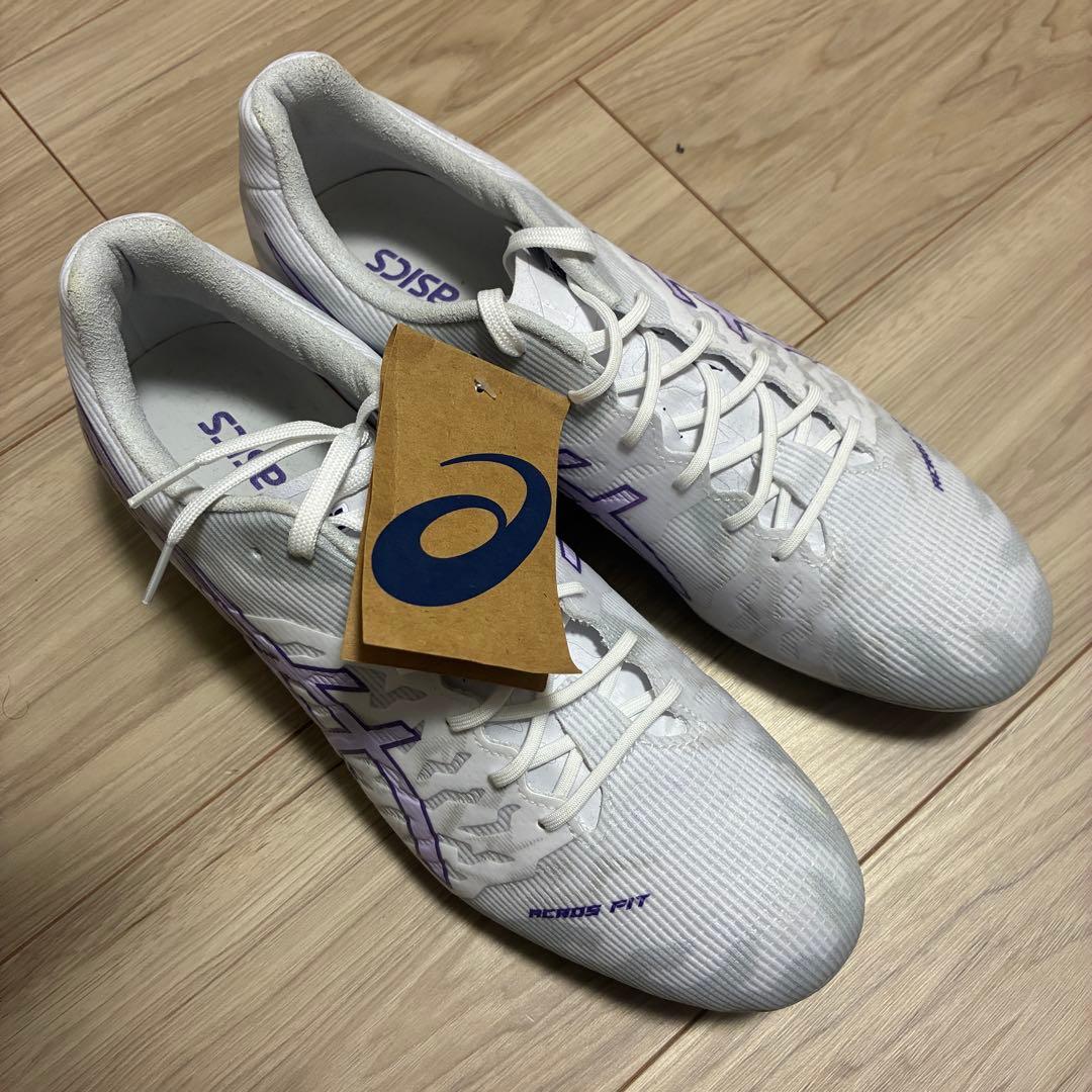 ASICS ACROS PRO 3スパイクシューズ ホワイト/パープル