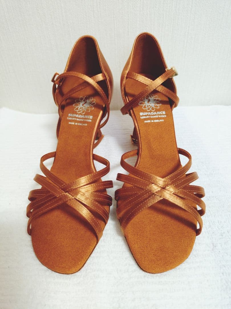 格安新品SUPA 1403ワイドサテンラテンシューズ