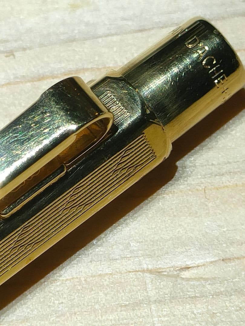 カランダッシュ　Ecridor　エクリドール シェブロン ゴールド ボールペン