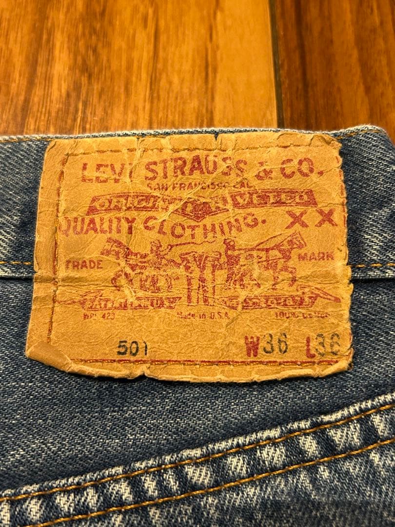 リーバイス USA バレンシア製 110周年 501 赤耳 セルビッチ 555