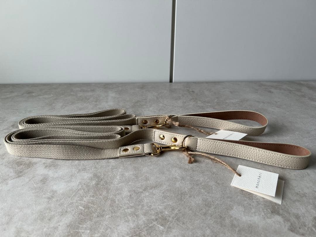 moncheri 2set シュリンクレザーコットンライクリード