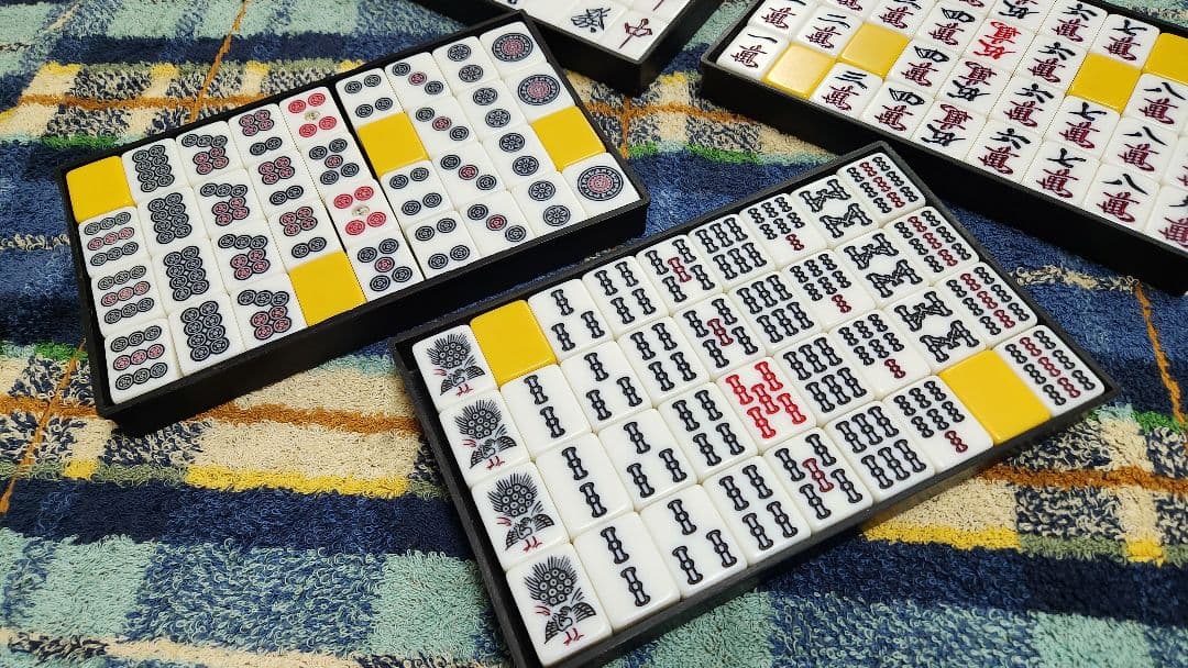 特大 麻雀牌 Ｌサイズ まーじゃんぱい マージャンパイ 麻雀牌一式 Lサイズ