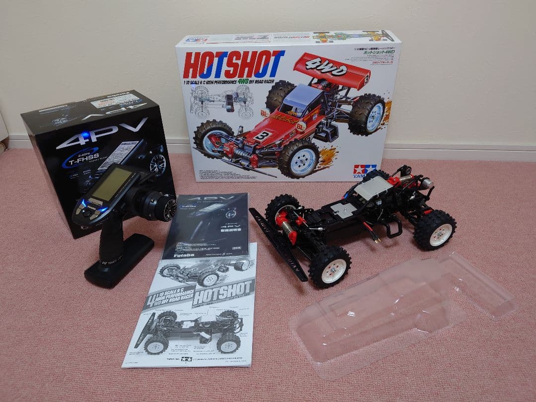 タミヤ ホットショット フルセットに変更！ ブラシレス仕様 4WD バギー