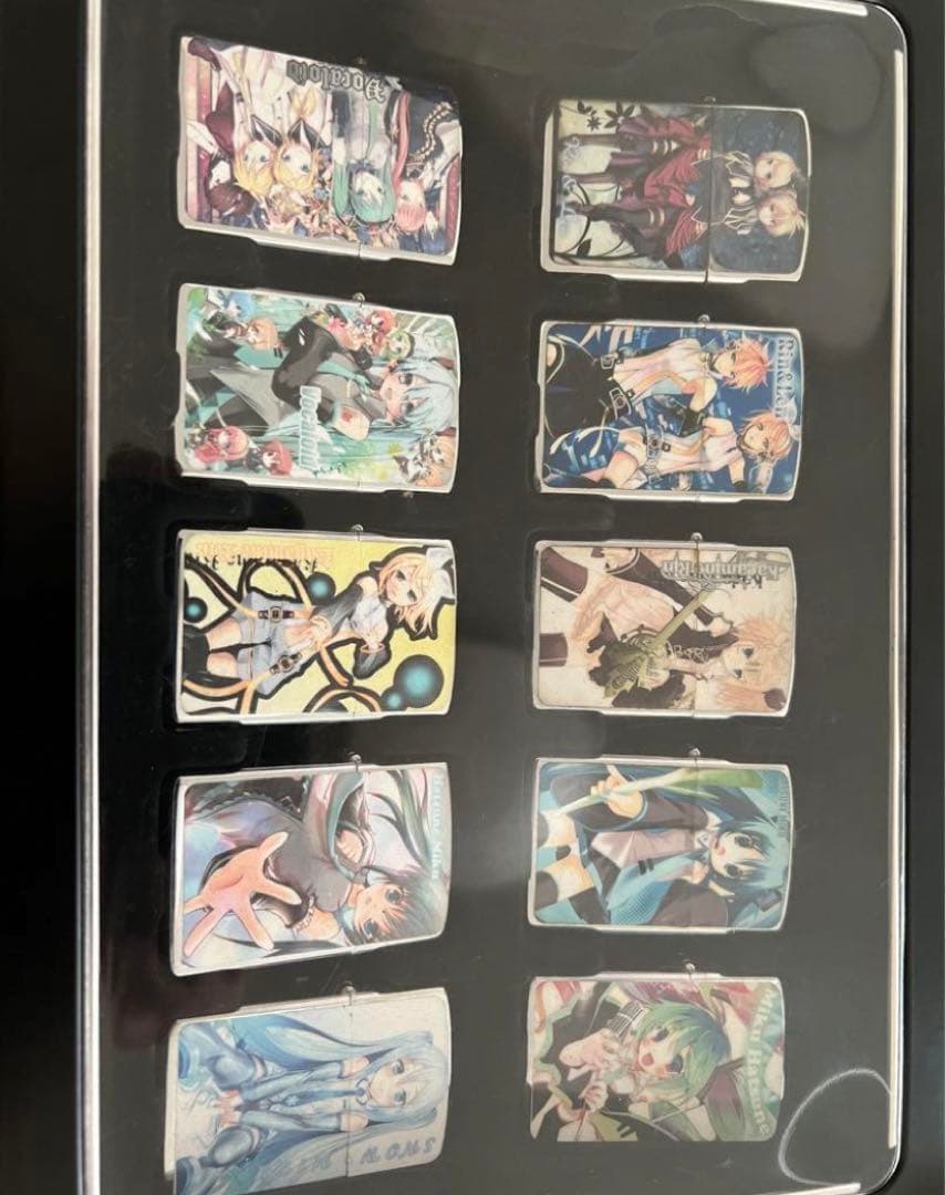 ボカロ　歌い手イラスト　オイルライター　zippo 風　セット　BVR6
