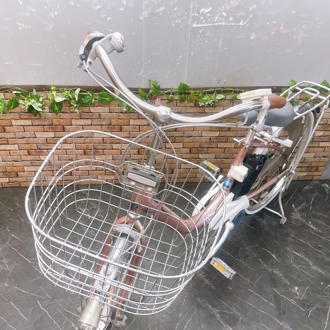 【79】電動自転車 Panasonic 薄ピンク 24インチ