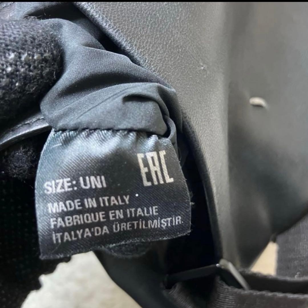 美品✨メゾンマルジェラ グラムスラム 4ステッチ 本革 ミニショルダーバッグ 黒