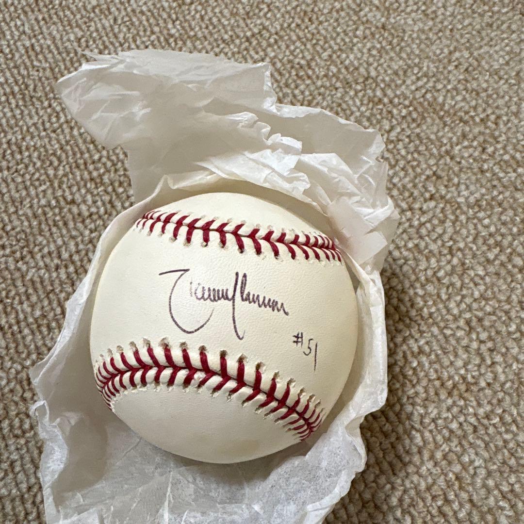 ランディ・ジョンソン直筆サイン入りボール★