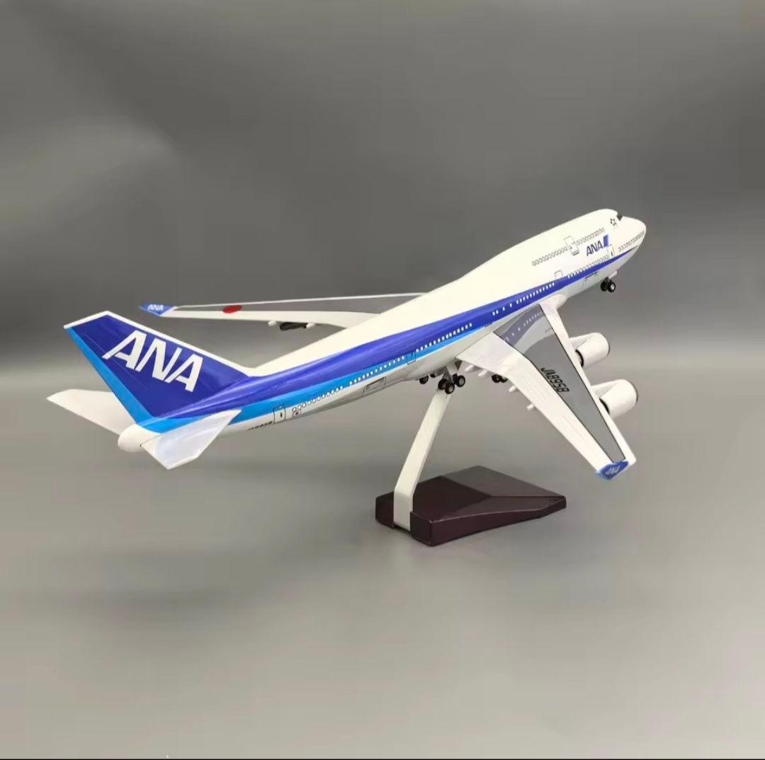ANA ボーイング747 1/150 46cm LEDモデル 照明光る！大型模型