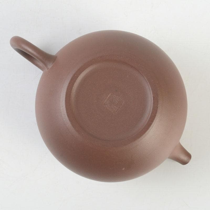 中国　紫砂　朱泥　急須　茶壷　在銘　V　9605