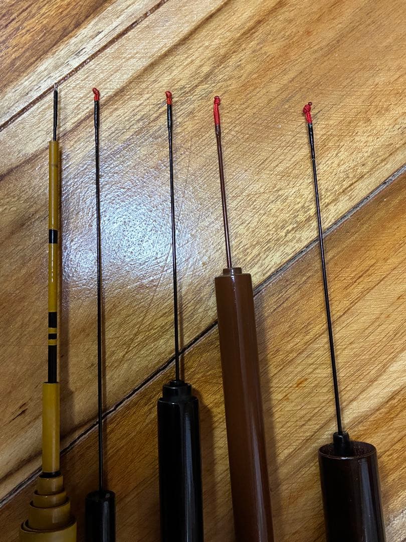 エビス 名門 グラスロッド レトロ 釣り竿 布袋付き 5本 まとめ