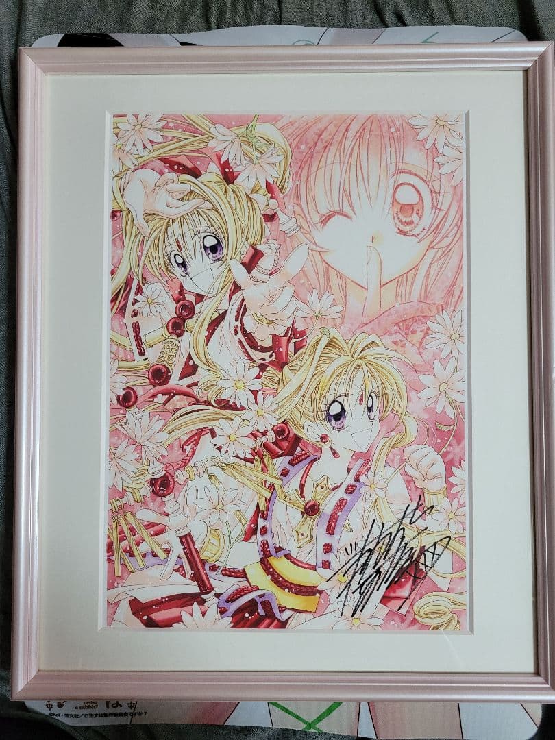 種村有菜 原画展 複製原画 神風怪盗ジャンヌ  直筆　サイン　直筆サイン入り