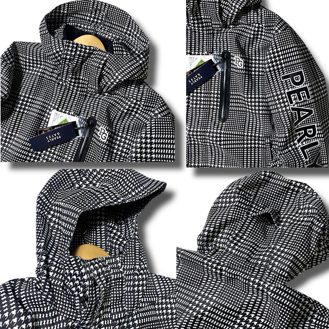 L 定価10.6万 パーリーゲイツ 上下セット スノーウェア スノボ 千鳥格子柄