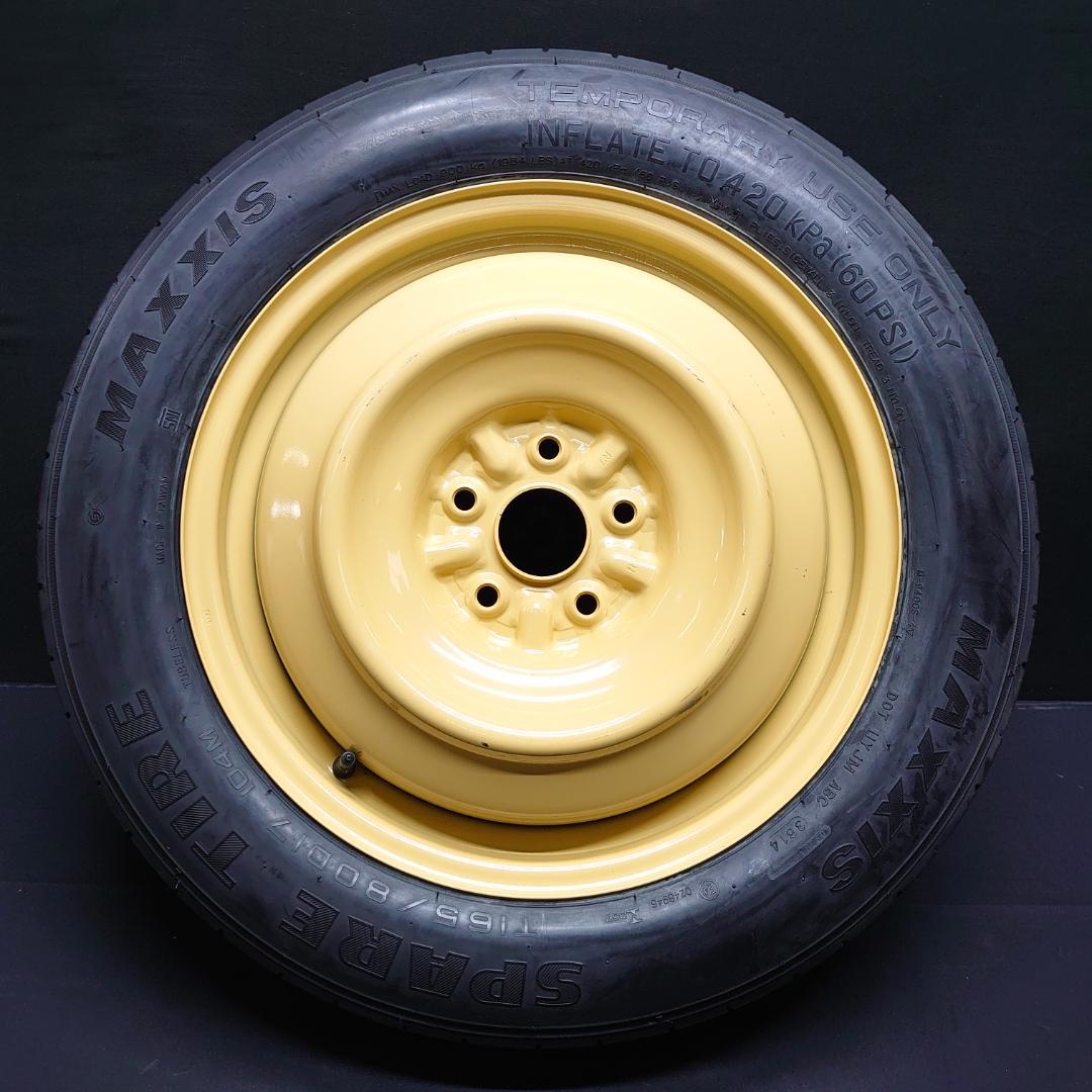 トヨタ レクサス 純正 スペアタイヤ 165/80D17 PCD114.3 1本