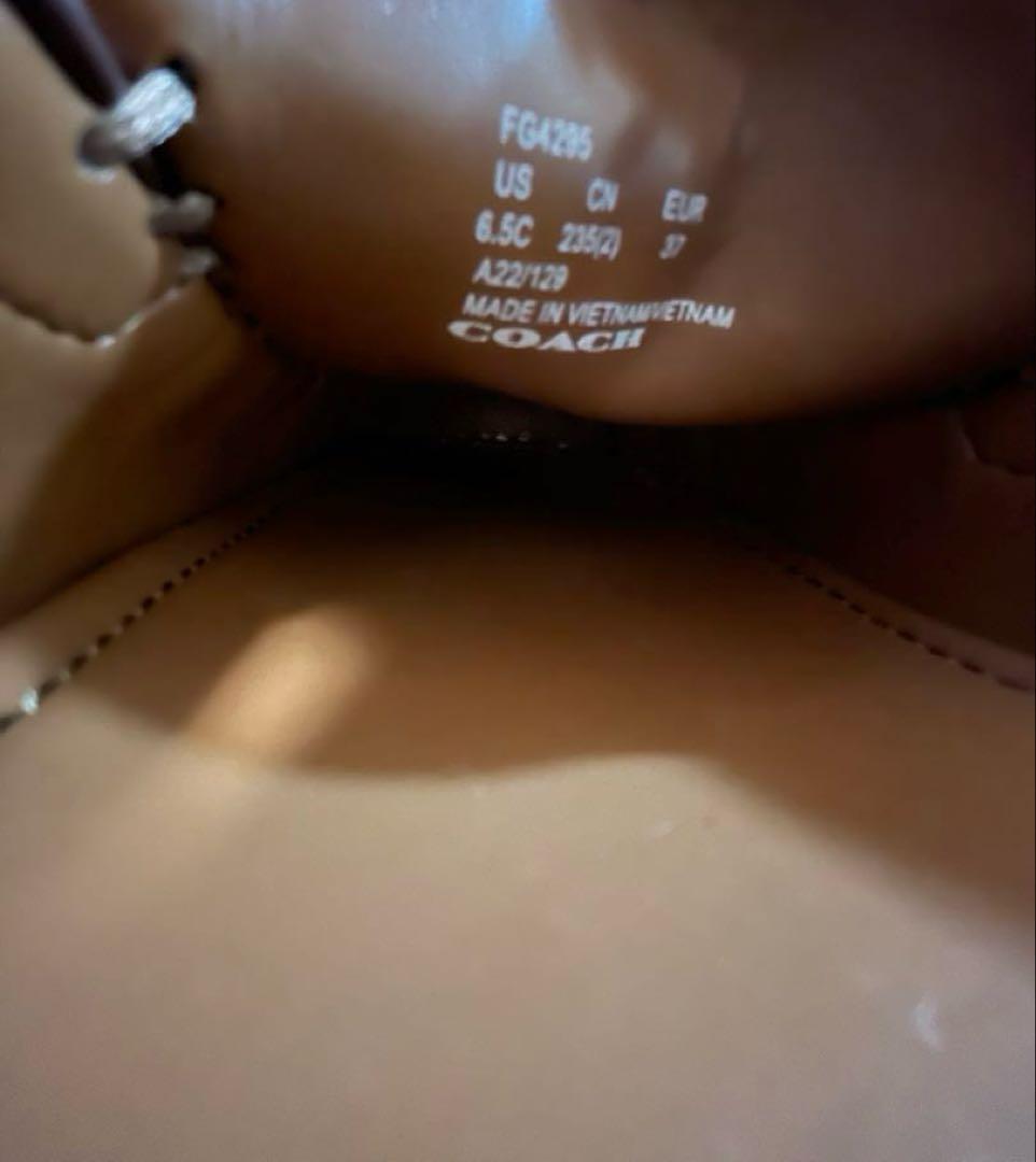 COACH ローファー ドライビングシューズ　リボンタッセルチャーム付き