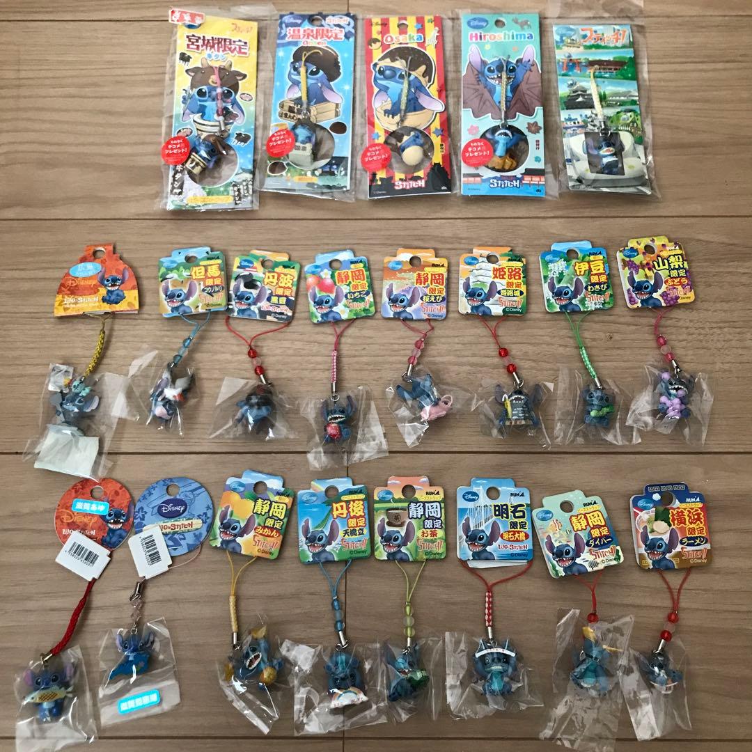 ご当地ストラップ　スティッチ　根付け