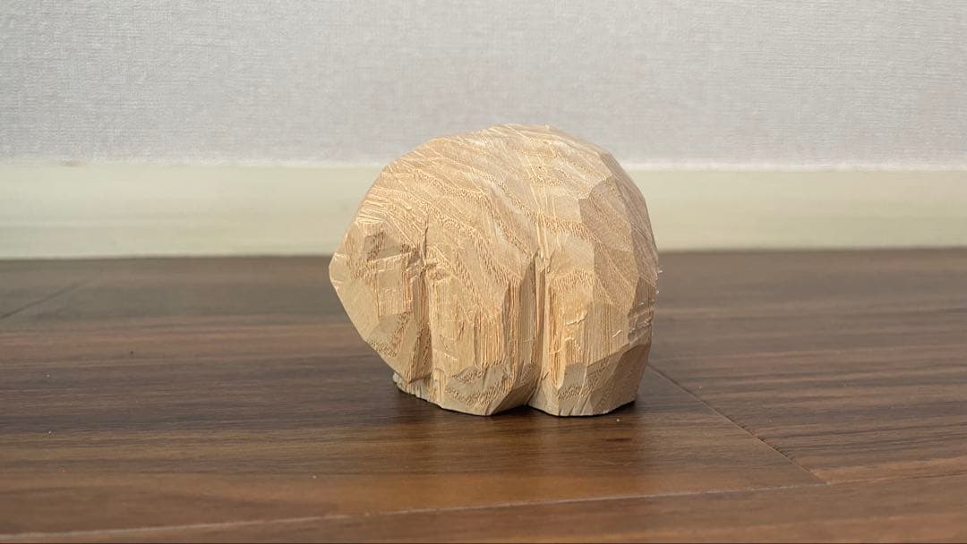 高野夕輝　木彫り　熊