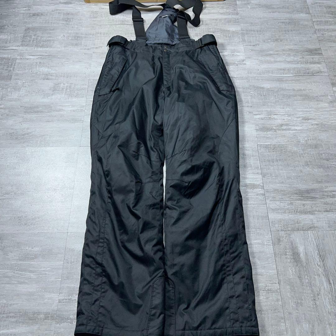 お買い得★ オンヨネ スキーウェア メンズL スノーボードウェア 人気の黒 総柄