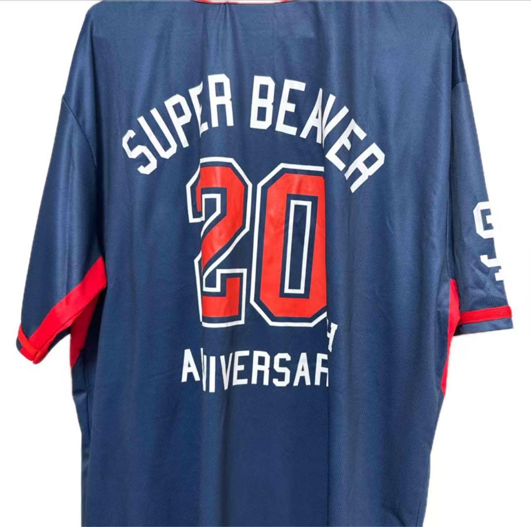 super beaver 20th ベースボールシャツ XL ネイビー