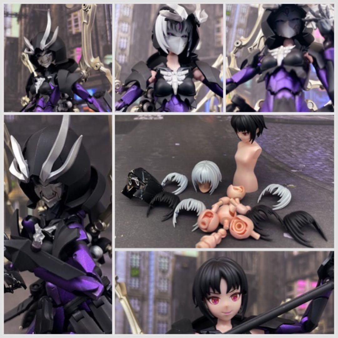 無限邂逅メガロマリアネクロフェイス　完成品　創彩少女庭園　ショートウィッグ付き