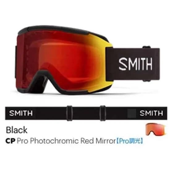 SMITHスミス2026【SQUAD ASIAN FIT/BLACK】調光レンズ