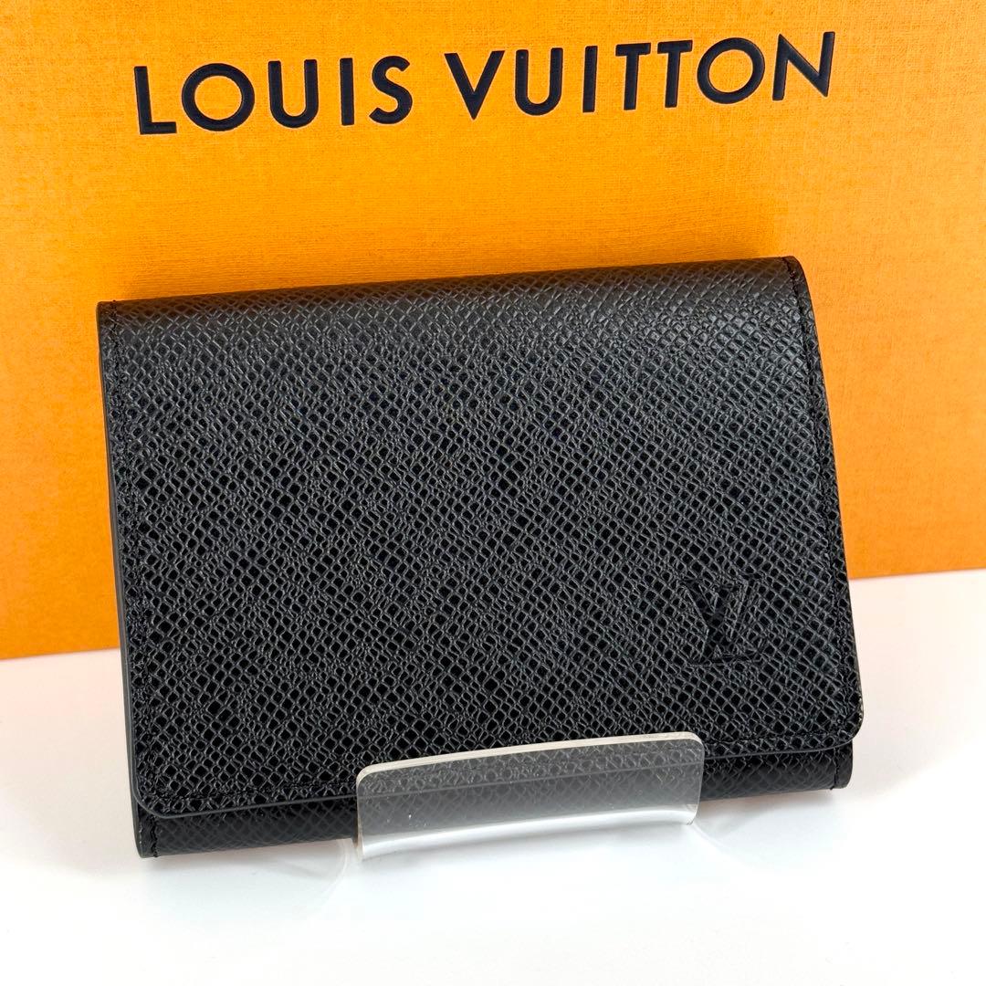 新品 ルイヴィトン タイガ カードケース 名刺入れ アンヴェロップ ブラック 黒