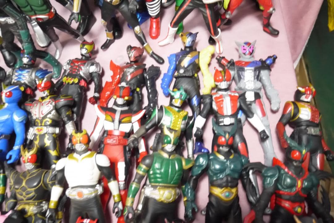 ライダーヒーローシリーズ　ビッグサイズソフビフィギュア　107体セット