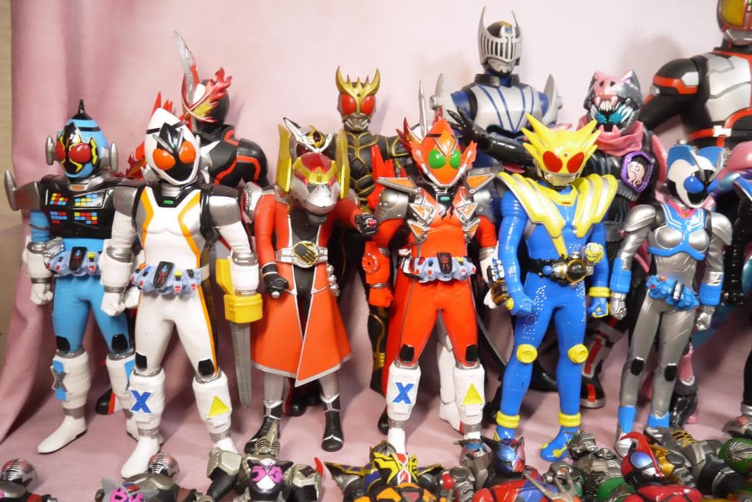 ライダーヒーローシリーズ　ビッグサイズソフビフィギュア　107体セット