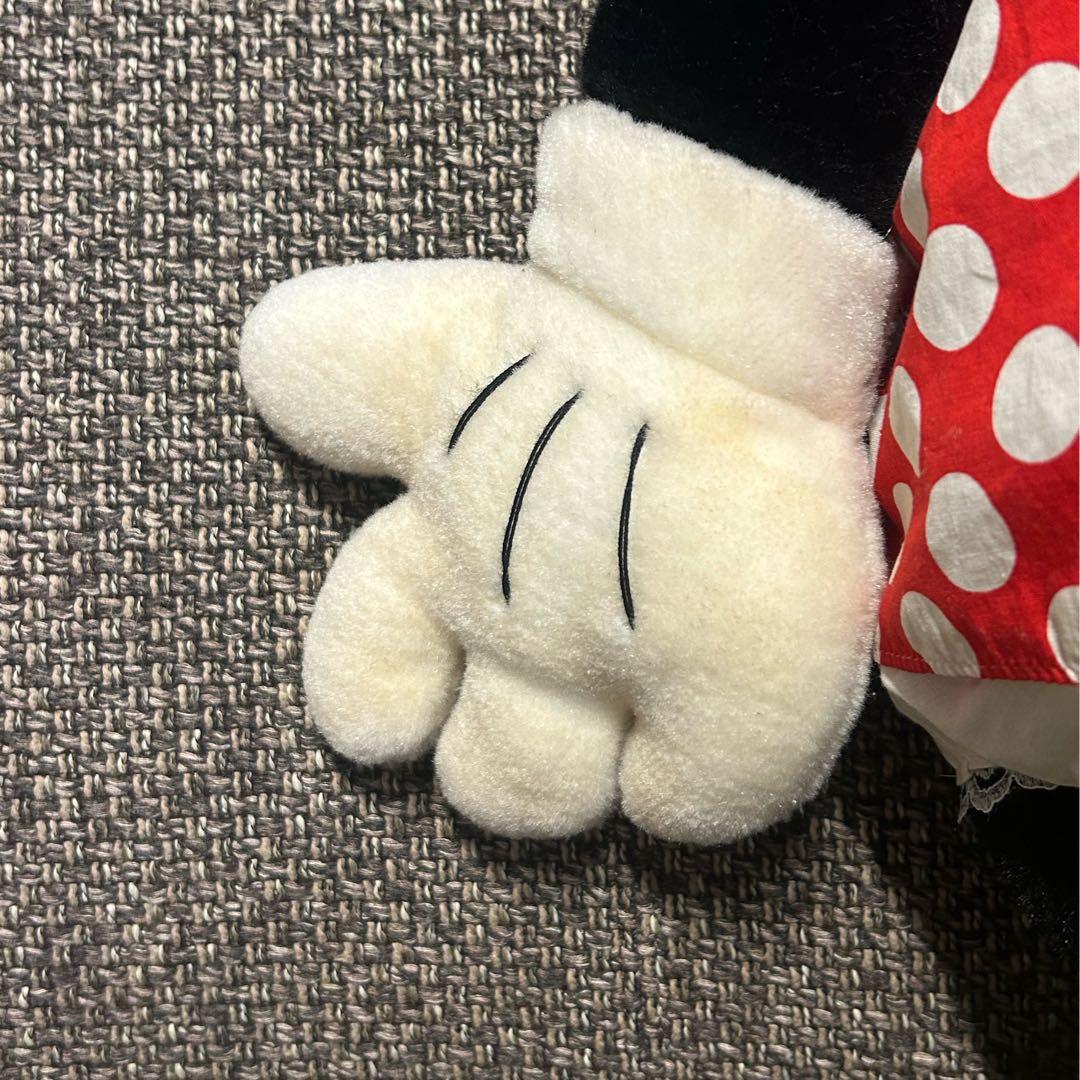 ディズニーヴィンテージミニーマウス特大ぬいぐるみ約90cm日本製希少品