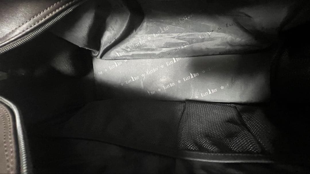 EASTBOY(イーストボーイ）合皮スクバ ブラウン×ブラウン