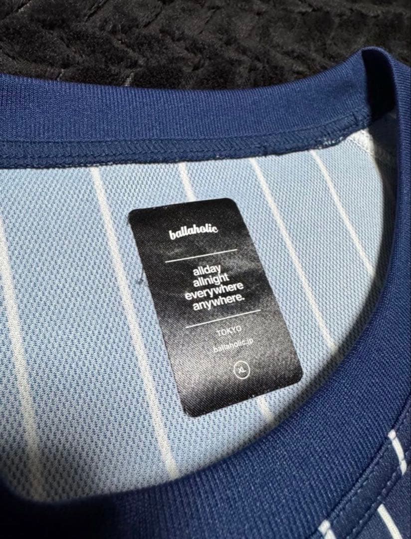 ボーラホリックストライプロンT