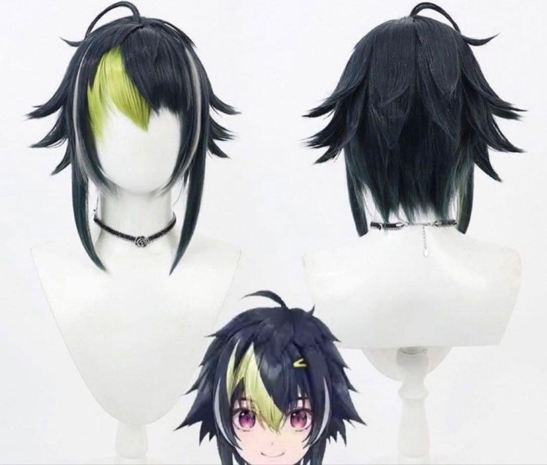 【当日発送】にじさんじ 伊波ライ コスプレ 衣装 ヘアピン ウィッグ