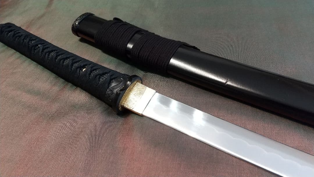 互の目刃紋【鐺・責金】模造刀 大刀 陣太刀 模擬刀 拵え katana 鍔
