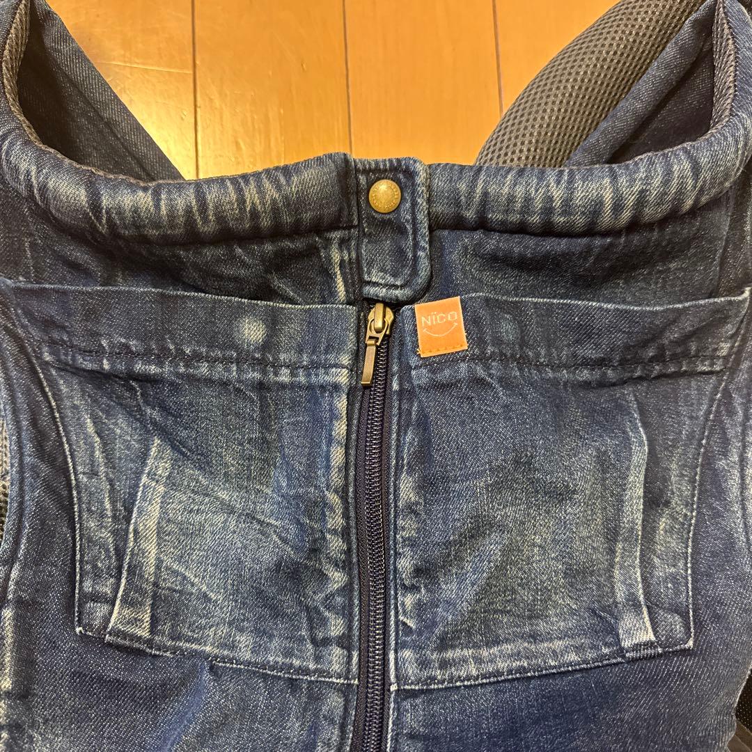 【美品】キューズベリー　NICO DENIM 抱っこ紐　デニム　ニコ