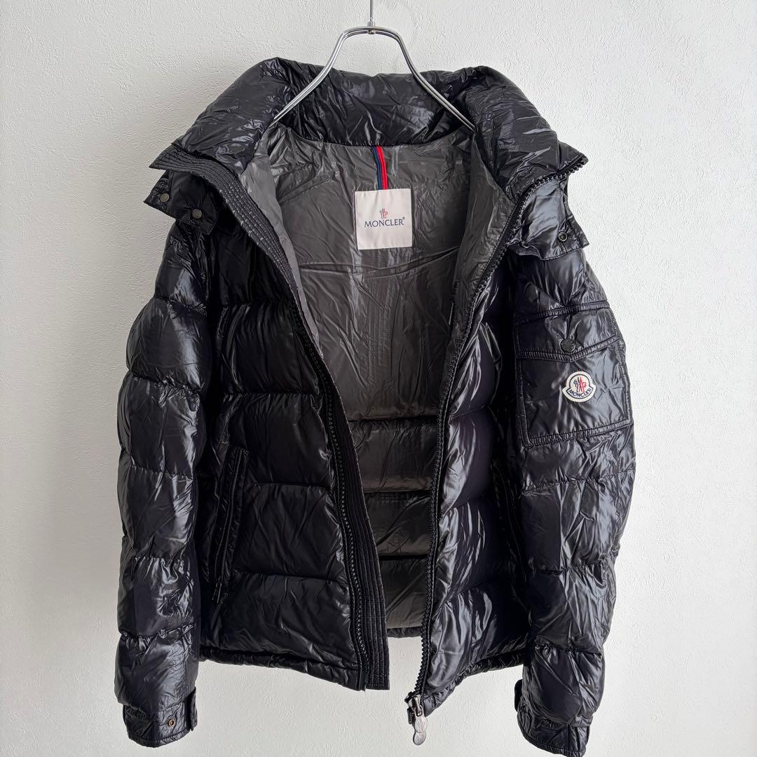 【美品✨】モンクレール　MAYA ダウン　黒　DISTタグ　シリアル認識済