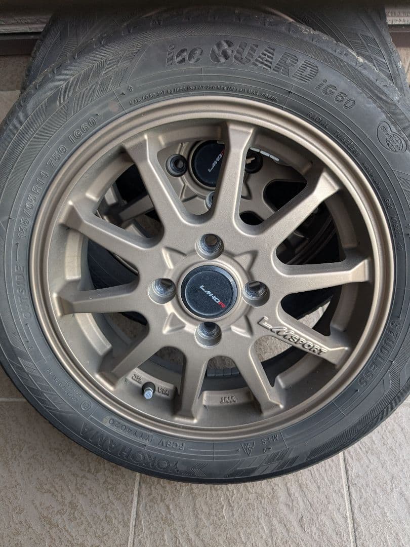 155/65R14 タイヤホイールセット