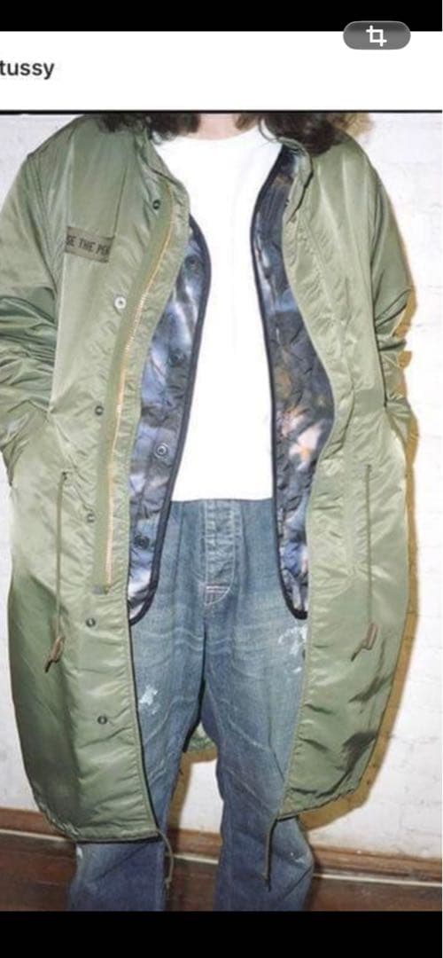 ハ*ル様 ステューシー アルファ M-51 Fishtail Parka モッズ