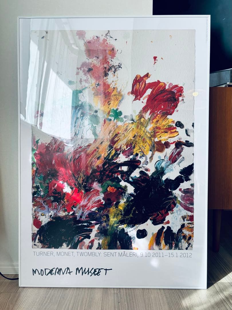 新品正規品 サイ・トゥオンブリー Cy Twombly レアポスター特注額装付き