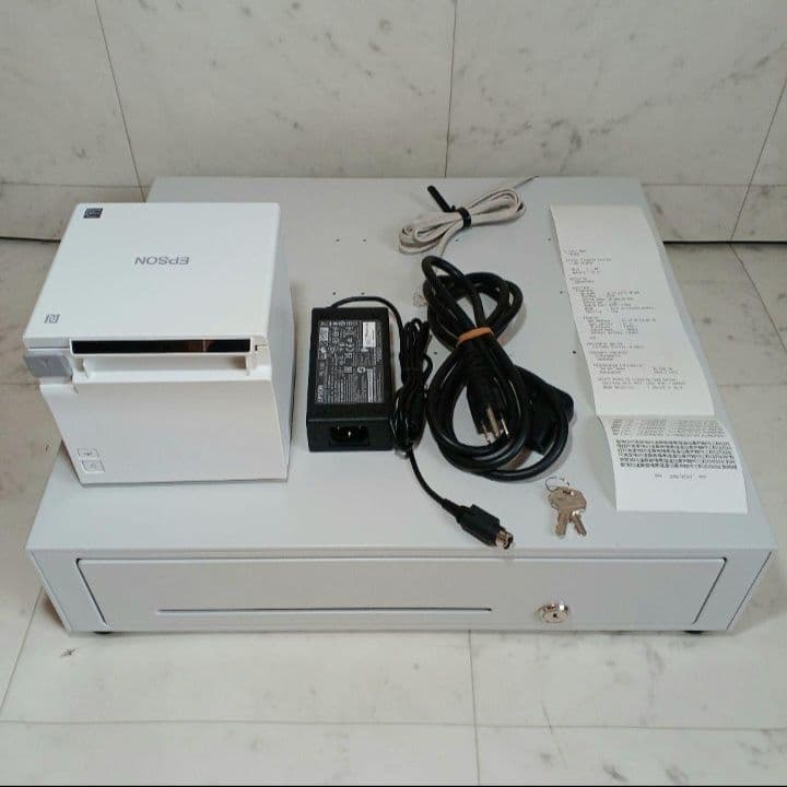 中古■EPSON TM-m30 サーマルプリンター＆ドロアー(NEC)