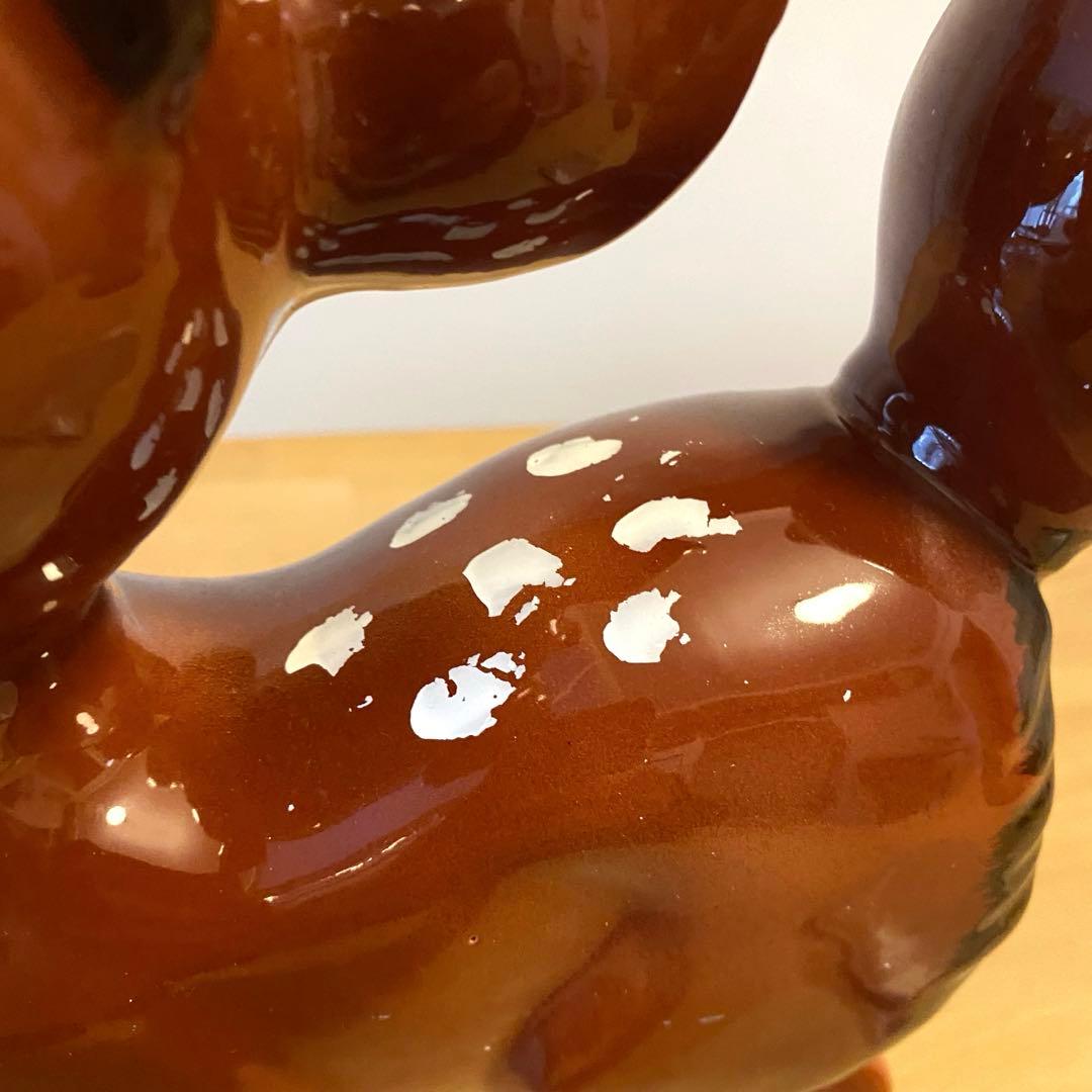 ★即日発送 アンティーク バンビ 陶器 置物 ヴィンテージ