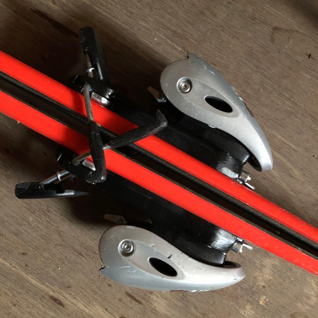 ジュニアスキーセット　スキー板／ビンディング／ストック／ホルダーベルト【140】