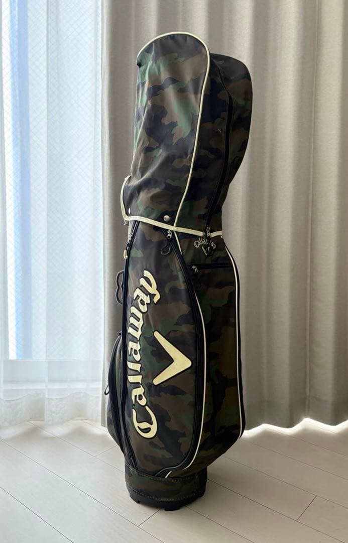 Callawayキャロウェイ 軽量キャディバッグ９型【カモ】 アイアンカバー付き