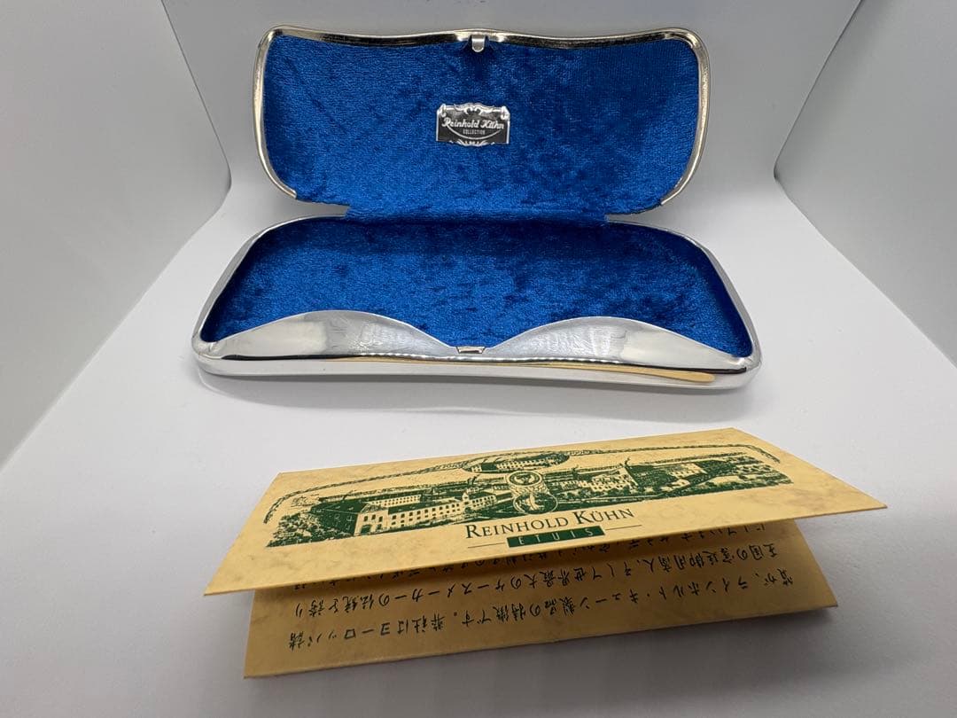 Reinhold Kuhn ラインホルトキューン アルミ製メガネケース Lサイズ