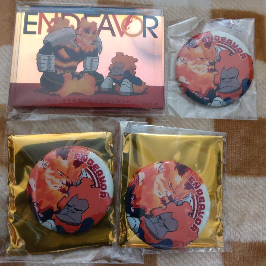 ゴリラ　エンデヴァー　アクリルブロック　バッジ　ヒロアカ　僕のヒーローアカデミア