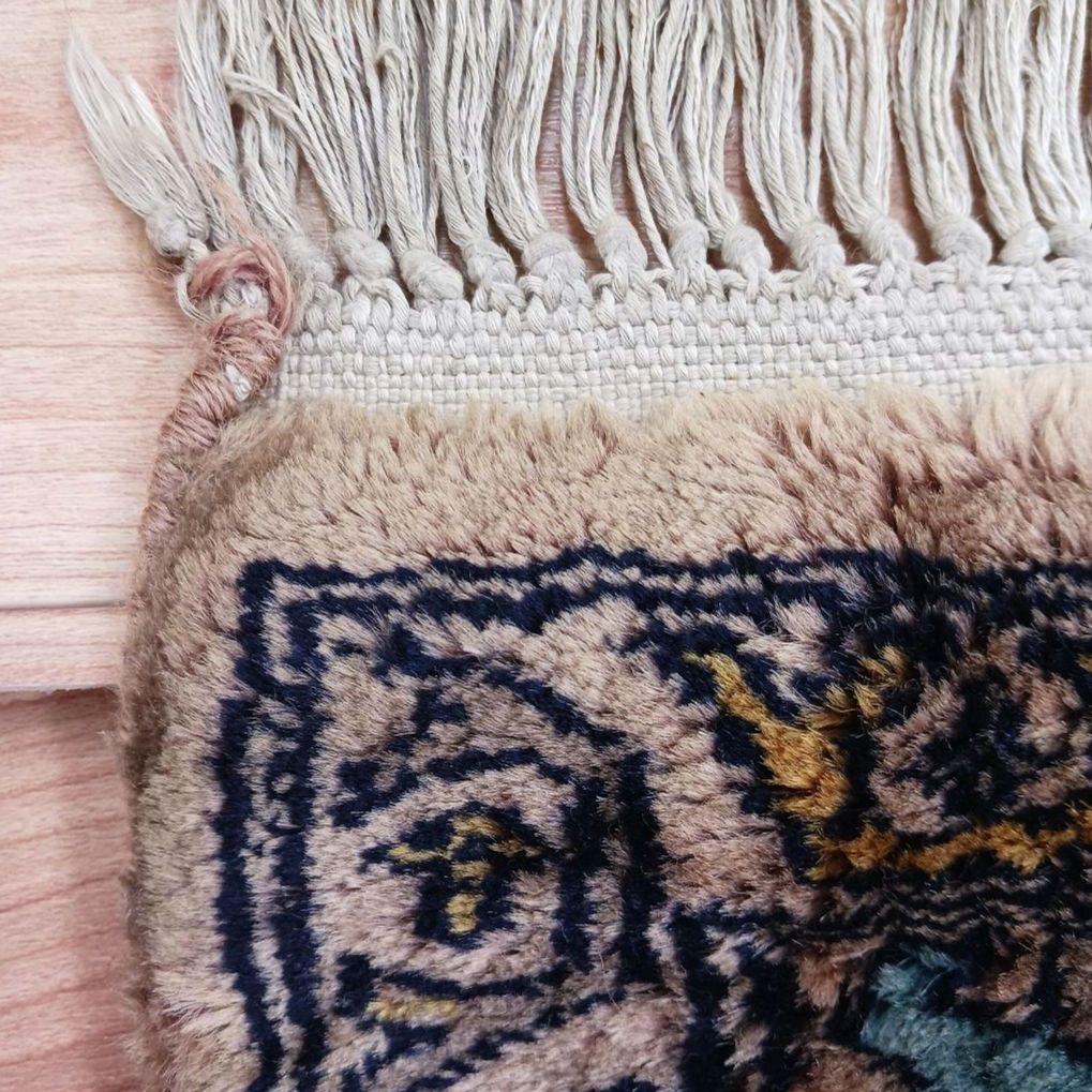 Y3075 パキスタン絨毯 ウール 手織り 181×122㎝ トライバルラグ