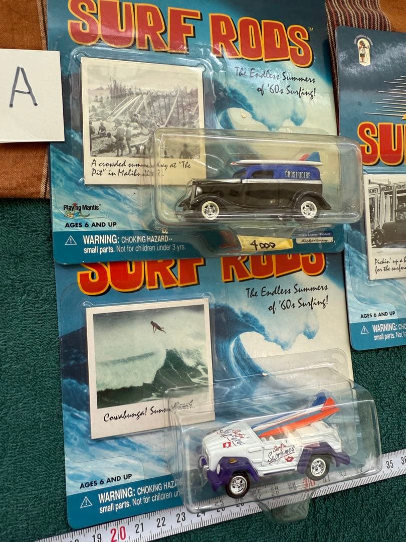 JohnnyLightning　SURF RODS ミニカー　マリブ　三台セット