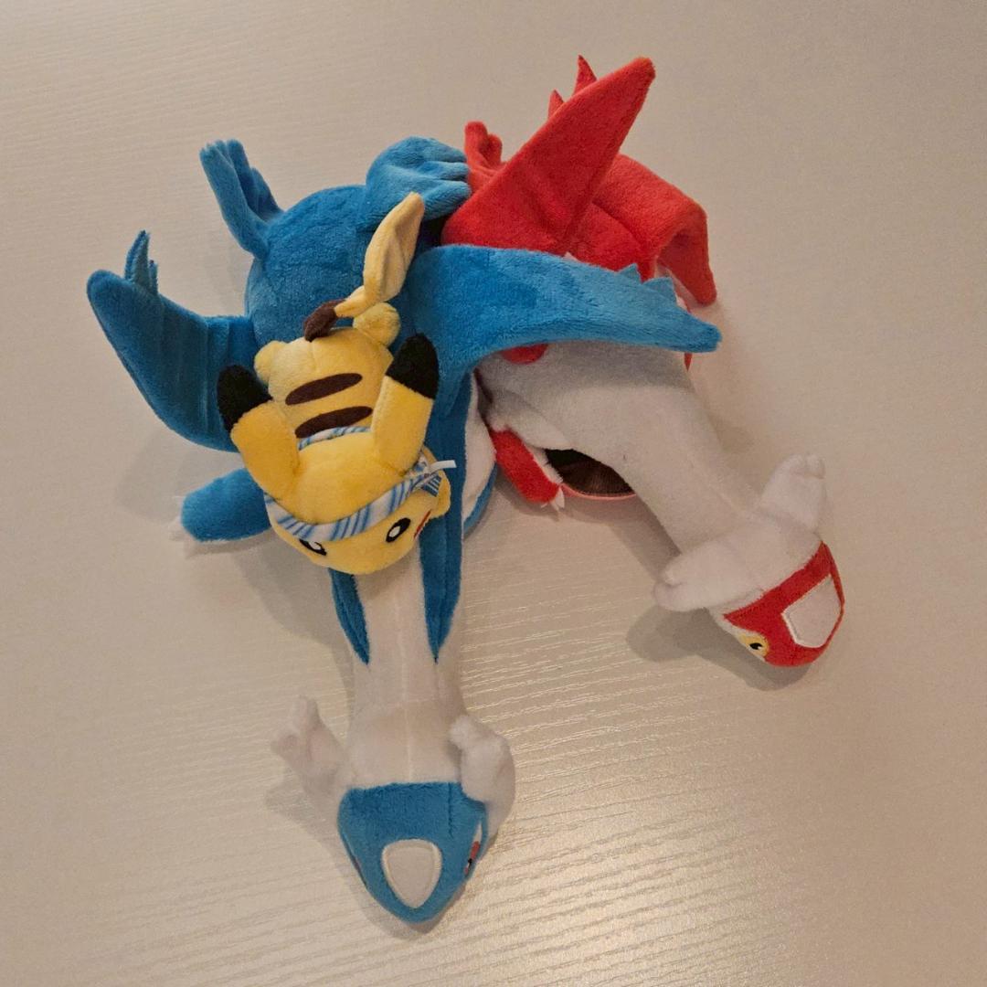 ぬいぐるみ ラティアスラティオス ピカチュウ ポケモンセンターフクオカR