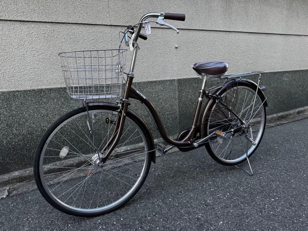 367番　全車両格安販売‼️ 26インチ オートライト　シティサイクルママチャリ