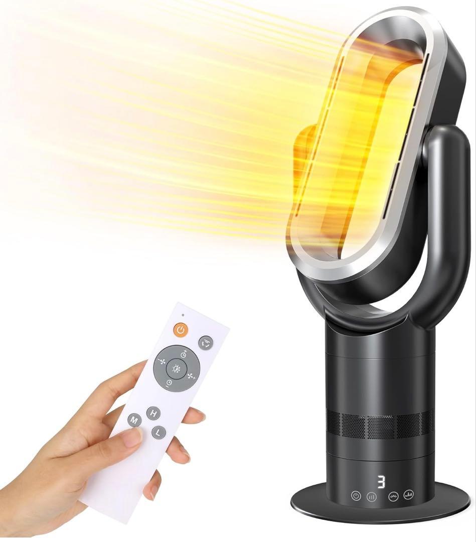 新品未開封◼️ 羽なし セラミックファンヒーター 冷暖両用　ハイパワー 大特価