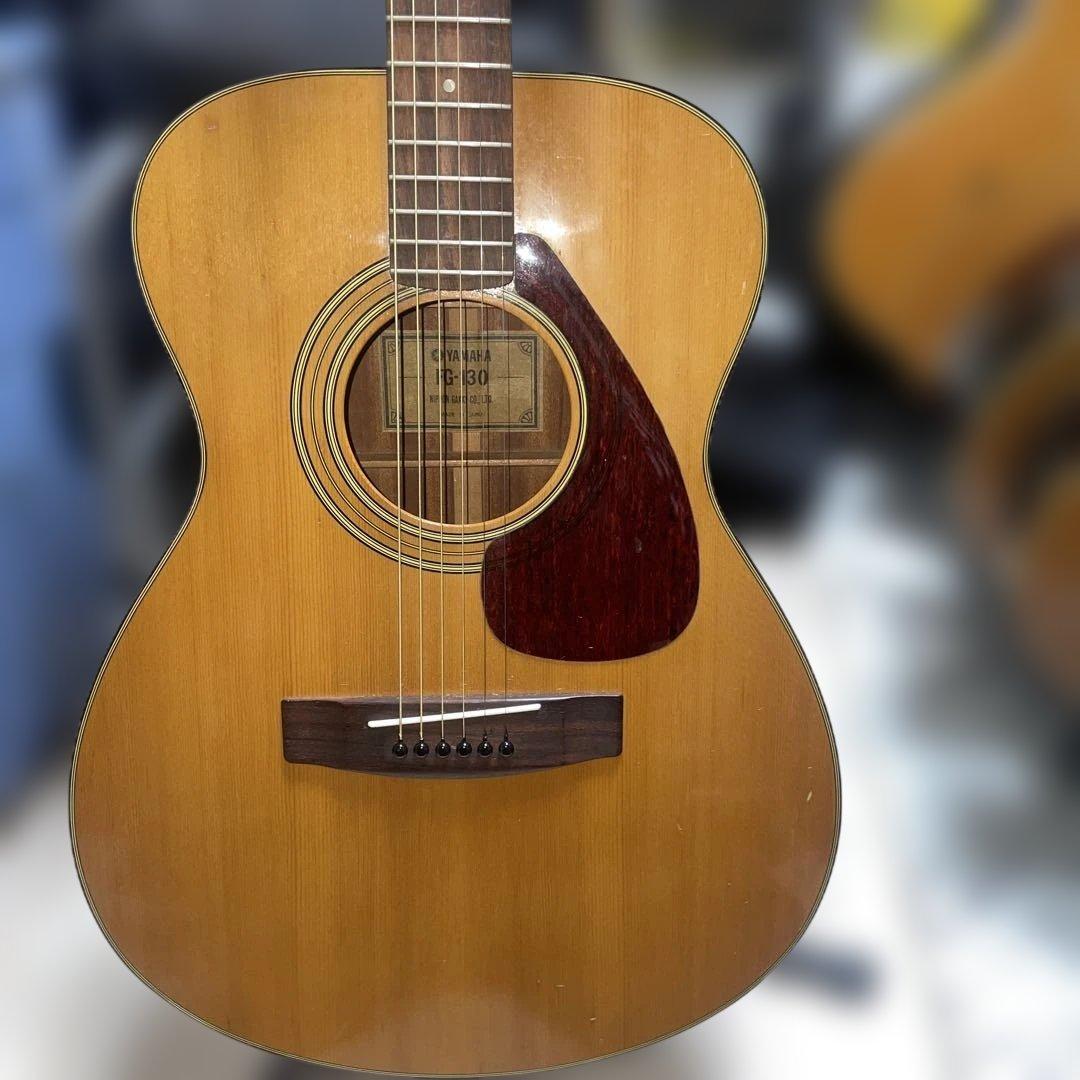 激鳴り　ヤマハFG130 グリーンラベル　希少OOOサイズ　エレアコ仕様
